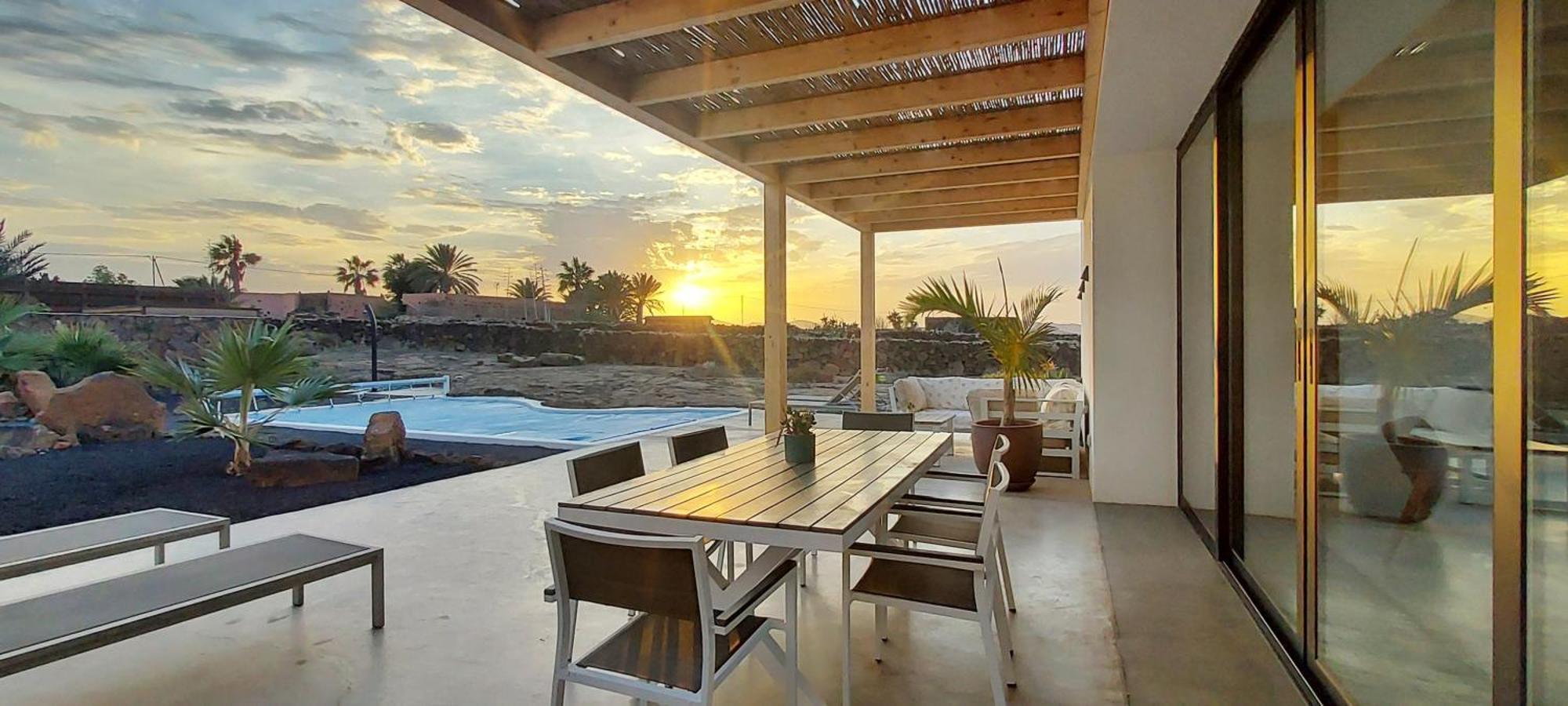 Villa Tabaiba En Lajares Con Piscina Exterior photo